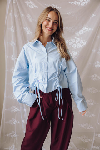 Zoe Blouse - Lichtblauw