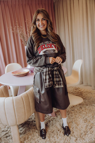 Believe Sweater - Bruin