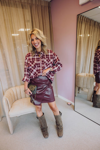 Anisa Blouse - Bordeaux