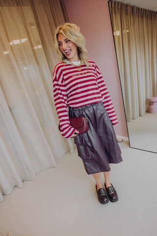 Abby Bermuda Short - Bordeaux