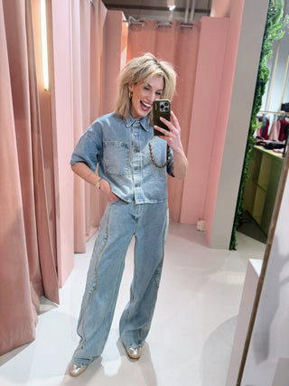 Adeline Blouse - Light Blue