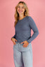 Aimee Longsleeve - Blauw