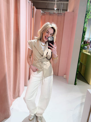 Alyssa Gilet - Beige