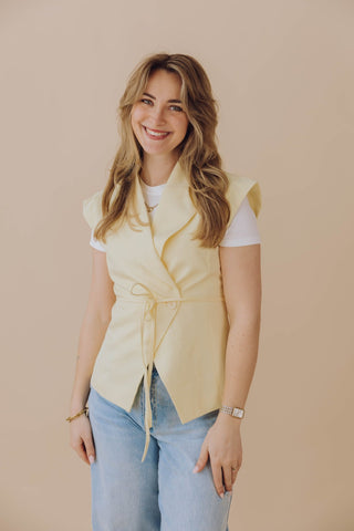 Alyssa Gilet - Geel