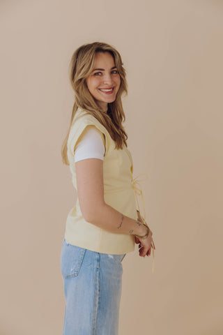 Alyssa Gilet - Geel