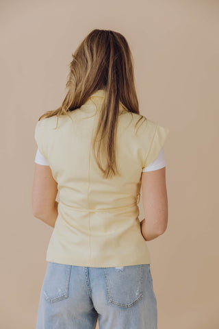 Alyssa Gilet - Geel