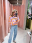Amber Knit - Lila/Oranje