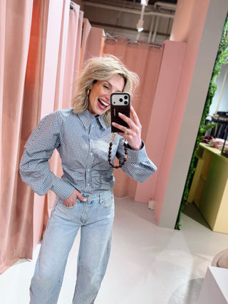 Amerie Blouse - Blauw