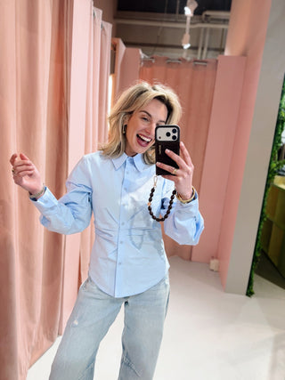 Amerie Blouse - Lichtblauw