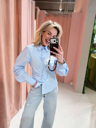 Amerie Blouse - Lichtblauw