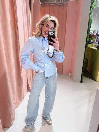 Amerie Blouse - Lichtblauw