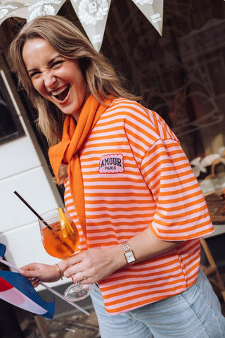 Amour Tee - Oranje