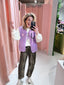 Amy Teddy Gilet - Paars