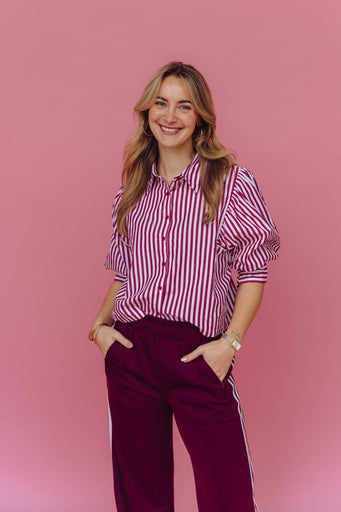 Anais Blouse - Bordeaux