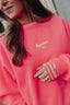 Apres Ski Sweater - Neon Roze