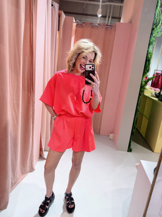 Babette Set - Neon Roze