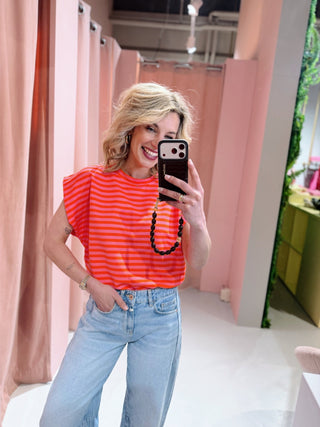 Babs Top - Oranje