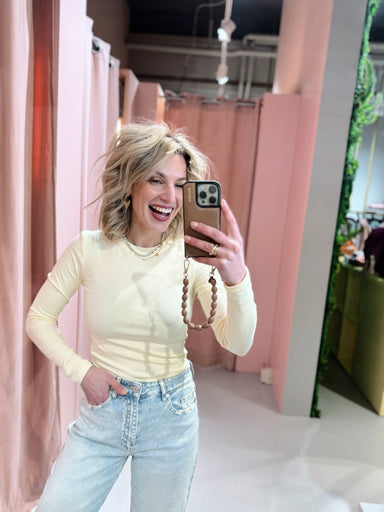 Basic Longsleeve - Geel