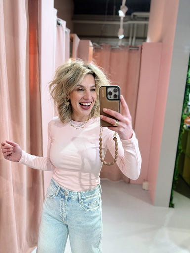 Basic Longsleeve - Lichtroze