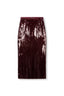 Beau Sequin Skirt - Bordeaux