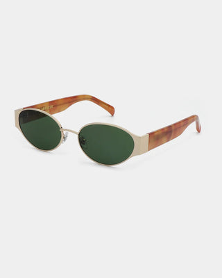 Bella Sunglasses - Gold Burnt Amber