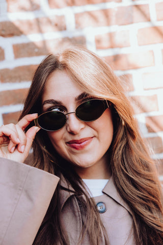 Bella Sunglasses - Gold Burnt Amber