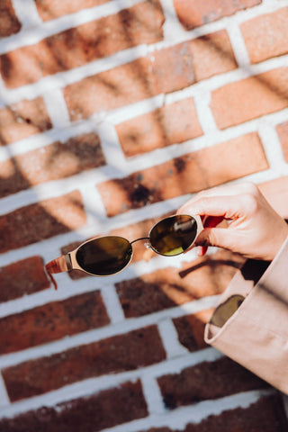 Bella Sunglasses - Gold Burnt Amber