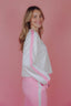 Bente Longsleeve - Wit/Roze