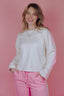 Bente Longsleeve - Wit/Roze