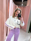 Bente Longsleeve - Wit/Lila