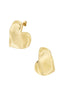 Big Heart Earrings - Goud