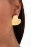 Big Heart Earrings - Goud