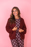 Brooke Cardigan - Bordeaux
