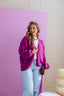 Brooke Cardigan - Magenta