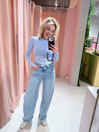 Caitlyn Barrel Jeans - Blauw