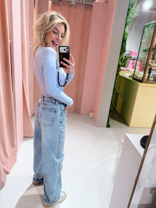 Caitlyn Barrel Jeans - Blauw