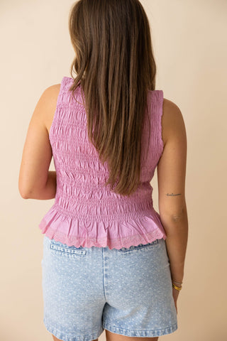Calvin Top - Roze