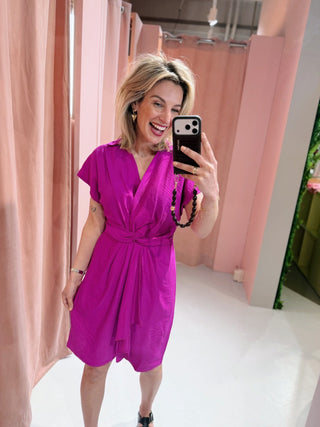 Camiel Dress - Fuchsia
