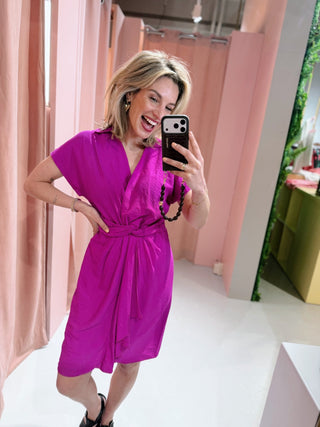 Camiel Dress - Fuchsia