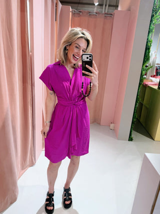 Camiel Dress - Fuchsia