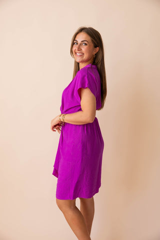 Camiel Dress - Fuchsia