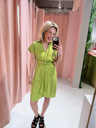 Camiel Dress - Lime