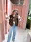 Carmen Teddy Gilet - Bruin