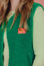 Carmen Teddy Gilet - Groen