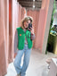 Carmen Teddy Gilet - Groen