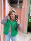 Carmen Teddy Gilet - Groen