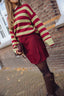 Caro Skirt - Bordeaux