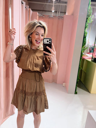 Celeste Dress - Bruin