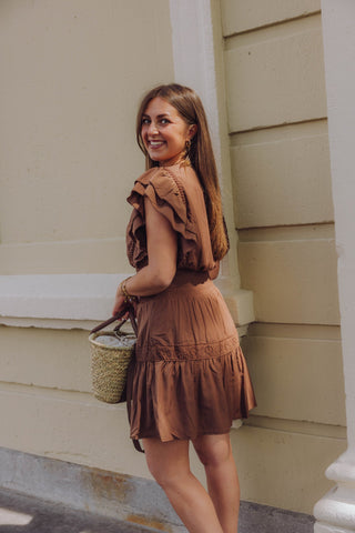 Celeste Dress - Bruin