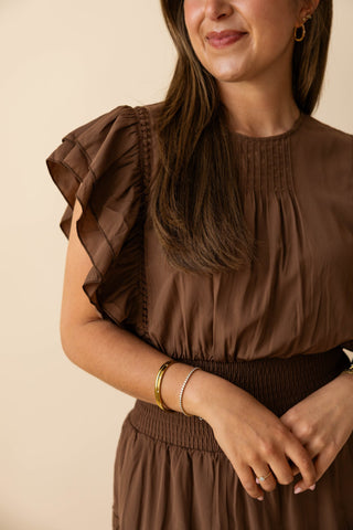 Celeste Dress - Bruin